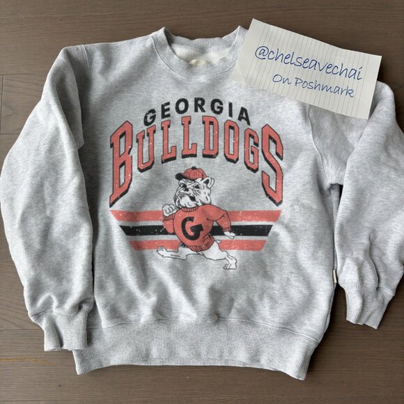 vintage Georgia Bulldogs Football Sweatshirt, 90s University of Georgia Shirt - Picture 1 of 2